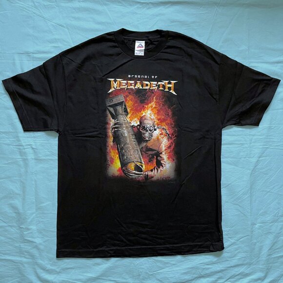 MEGADETH Vic Rattlehead "Arsenal" T-Shirt - Picture 1 of 7
